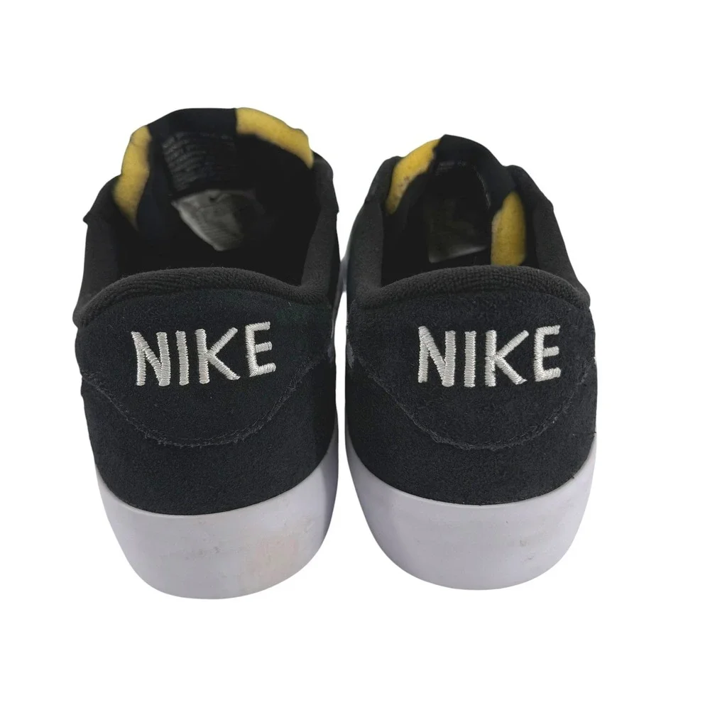 Nike SB Heritage Vulc Black‎ White Suede Skate Shoes CD5010-003 Mens 9 Sneakers